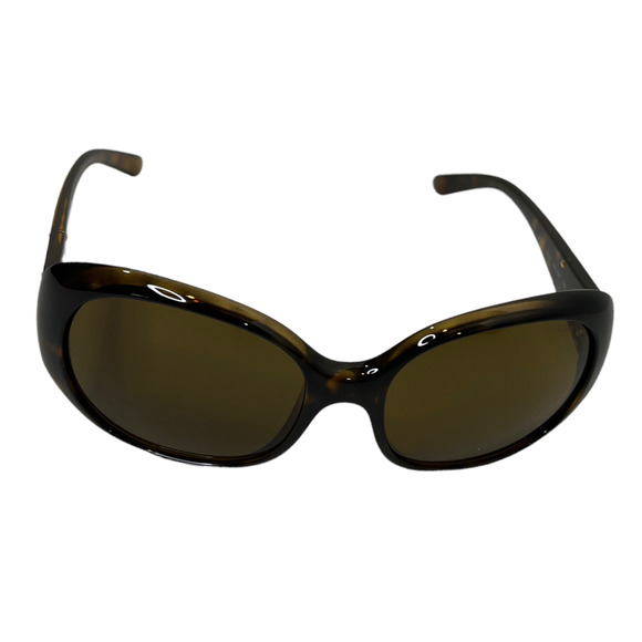 PRADA Milano Women's Tortoise Shell Sunglasses Brown Round Tinted Glass - Picture 6 of 11